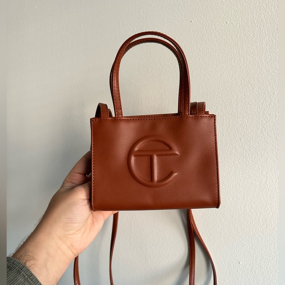 Small Telfar Tote Bag (tan)